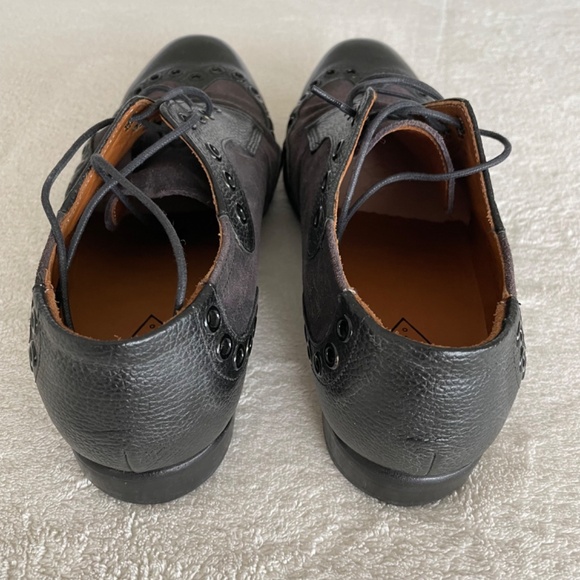 John Fluevog Virtue Pound Lace-Up Derby Wingtip Men’s Shoes Size 10. - Picture 3 of 8